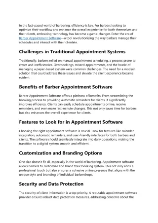 Challenges in Traditional Appointment Systems