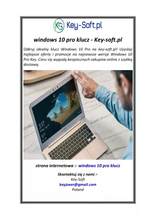 windows 10 pro klucz - Key-soft.pl