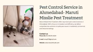 Pest Control Service in Ahmedabad, Udhai Pest Control in Ahmedabad, Bodakdev, Th