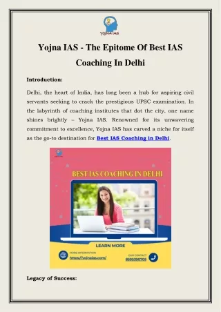 Best IAS Coaching in Delhi  Call-8595390705