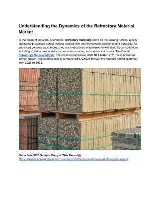 Refractory Material Market Trends_ Analysis