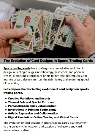 The Evolution of Card Designs in Sports Trading Cards