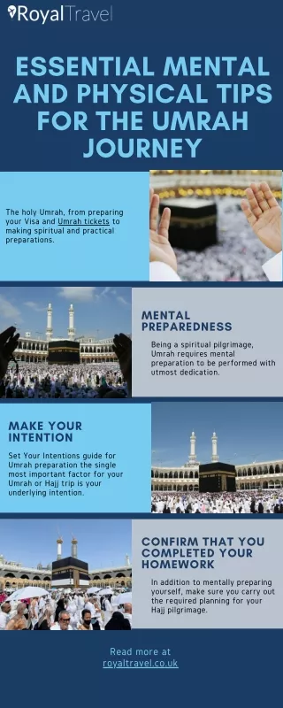 Essential Mental and Physical Tips for the Umrah Journey