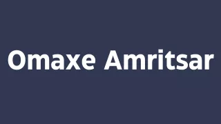 Omaxe Amritsar - Download Brochure