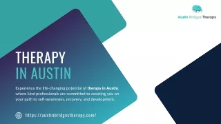 Managing Wellbeing with Skilled Therapy in Austin