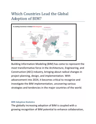 Which Countries Lead the Global Adoption of BIM?