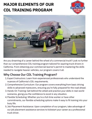 Mastering the Road: Your Guide to CDL Training Programs in California