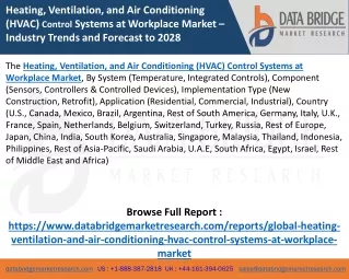 Heating, Ventilation, and Air Conditioning (HVAC) Control Systems at Workplace Market