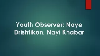 Youth Observer