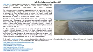 Discover Holly Beach (Chocolate Milk Beach) in Louisiana, United States