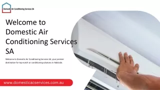 Air Conditioning Repairs Adelaide--Domestic Air Conditioning Services SA