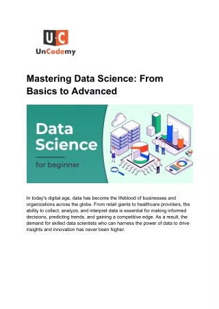 Mastering Data Science_ From Basics to Advanced