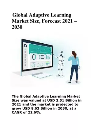 Global Adaptive Learning Market