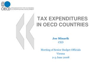 TAX EXPENDITURES IN OECD COUNTRIES