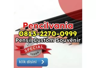 SALE! WA 0813-2270-0999 Jual Pensil Custom Logo Murah Lampung Aceh Order Pencil PVA