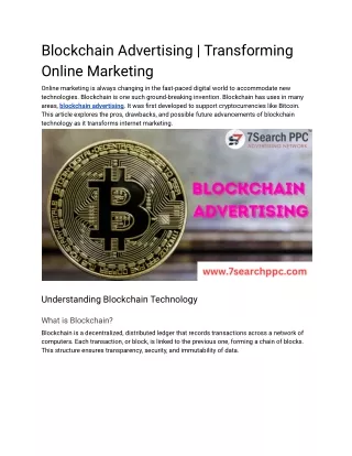 Blockchain Advertising _ Transforming Online Marketing