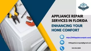 Appliance Repair Services in Florida