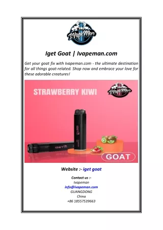 Iget Goat  Ivapeman.com