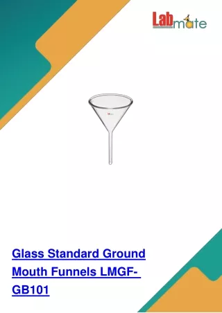 Glass-Standard-Ground-Mouth-Funnels-LMGF-GB101