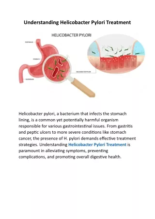 Understanding Helicobacter Pylori Treatment