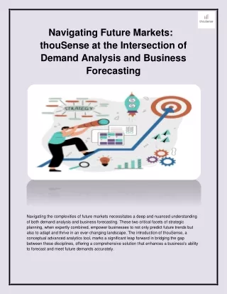 Navigating Future Markets_ thouSense at the Intersection of Demand Analysis and Business Forecasting