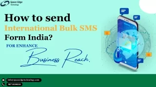 How to send International SMS?