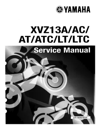 1996 Yamaha XVZ13ATH ATHC Royal Star Tour Classic Service Repair Manual