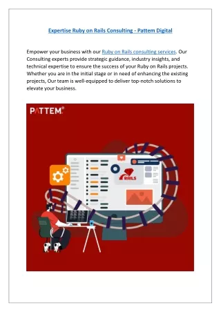 Expertise Ruby on Rails Consulting - Pattem Digital
