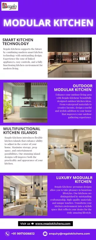 Modular Kitchen | Regalo Kitchens
