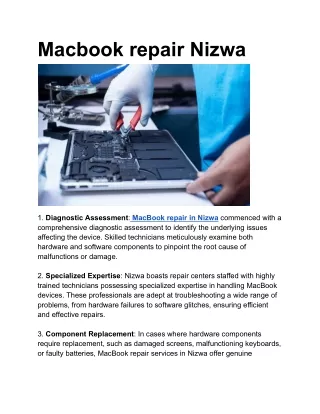 Macbook repair Nizwa