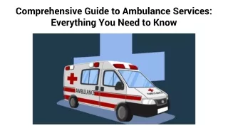 Ambulance service