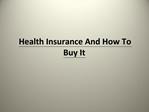 Things to Keep in Mind Before Buying a Health Insurance