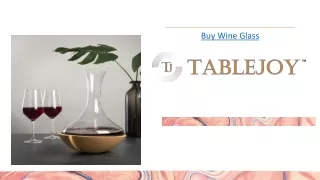 Buy Wine Glass