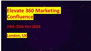 Elevate 360 Marketing Confluence