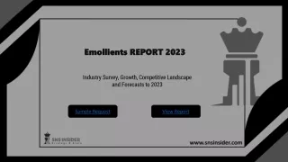 Emollients Market  size was valued at USD 1.4 billion in 2022