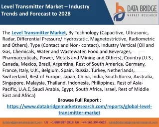 Level Transmitter Market