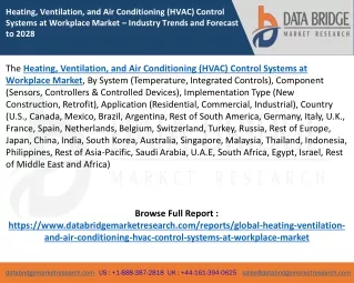Heating, Ventilation, and Air Conditioning (HVAC) Control Systems at Workplace Market