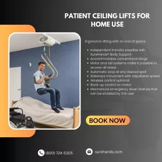 Patient Ceiling Lifts for Home Use