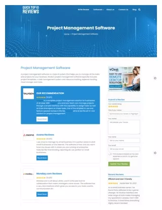 Project Management Software