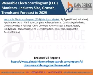 Wearable Electrocardiogram (ECG) Monitors Market