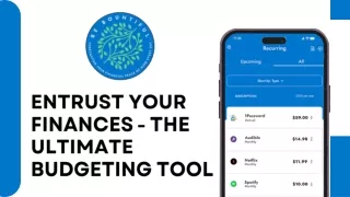 Entrust Your Finances - The Ultimate Budgeting Tool
