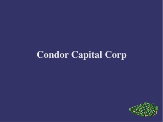 Condor Capital Corp, headquartered in Hauppauge, NY