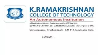 Building Tomorrow’s world thorough Civil Engineering Department at KRCT