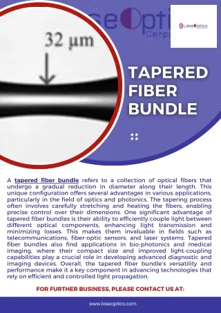 Tapered Fiber Bundle