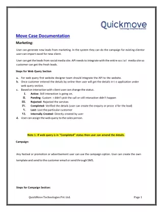 QuickMove Moving Suite - Moving/Removal Software