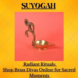 Radiant Rituals Shop Brass Diyas Online for Sacred Moments