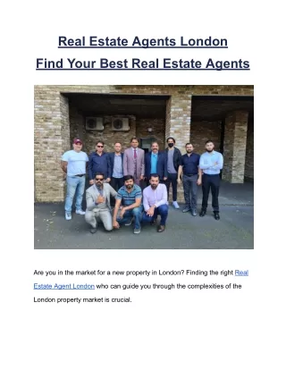 Real Estate Agents London Find Your Best Real Estate Agents (1)