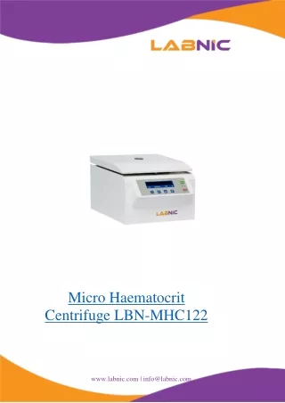 Micro-Hematocrit-Centrifuge-LBN-MHC122