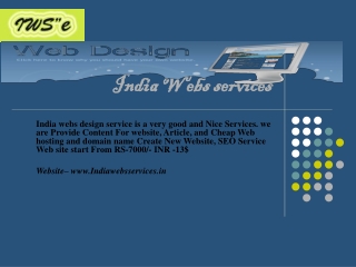 India webs services