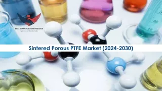 Sintered porous PTFE market